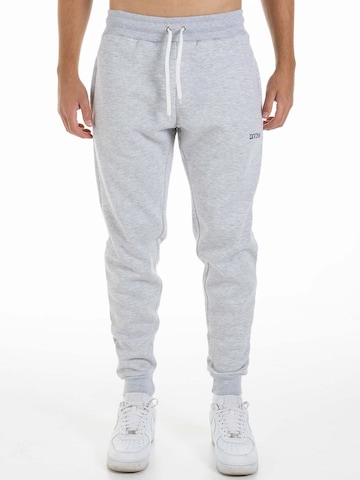 Effilé Pantalon 'Comfy' Divina en gris : devant