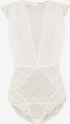 LASCANA Bodysuit in White: front