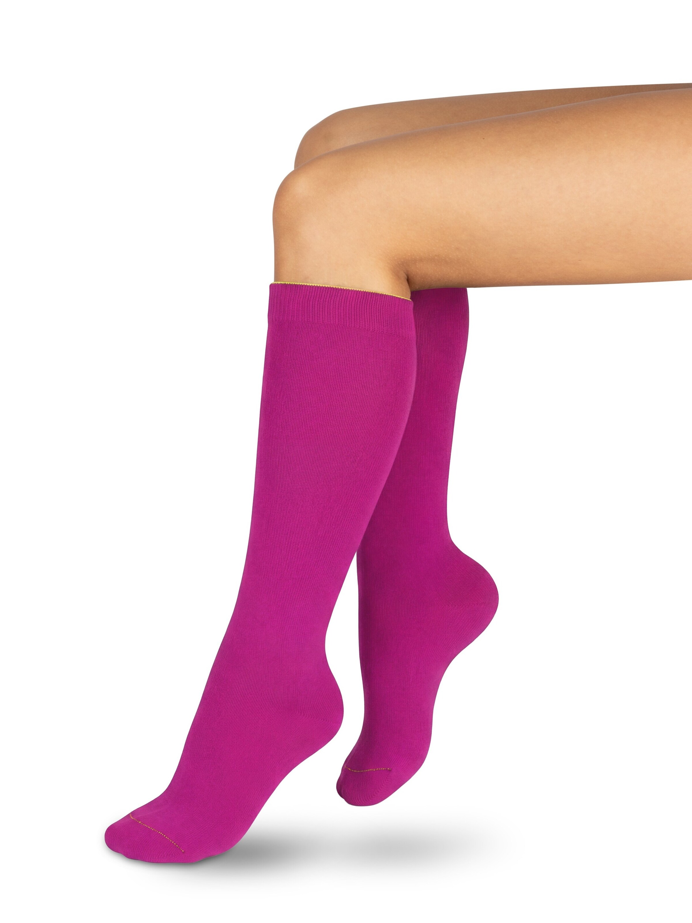normani Kniekousen in Roze: voorkant