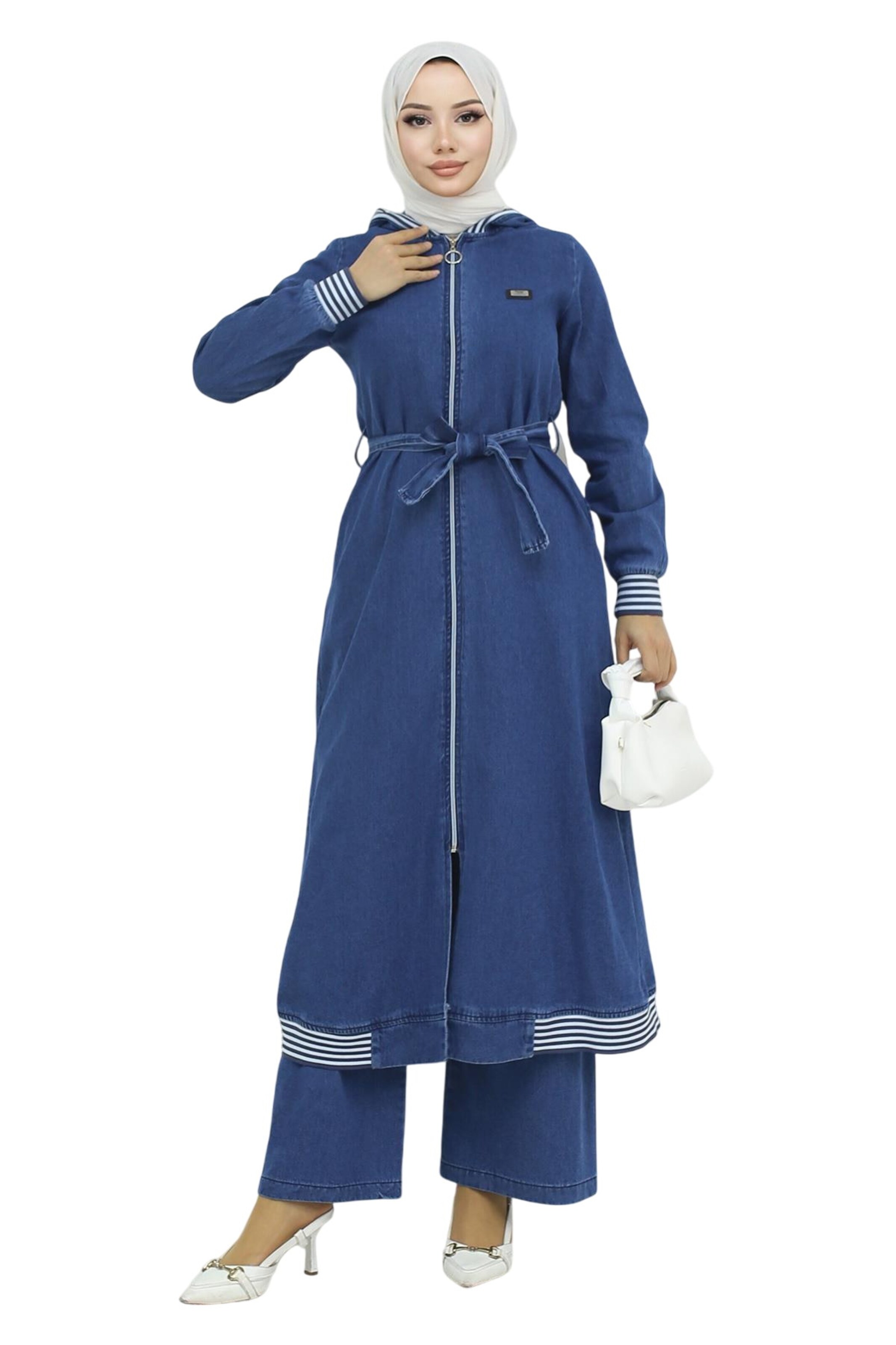 MODAMIHRAM Hosenanzug in Blau: Vorderseite