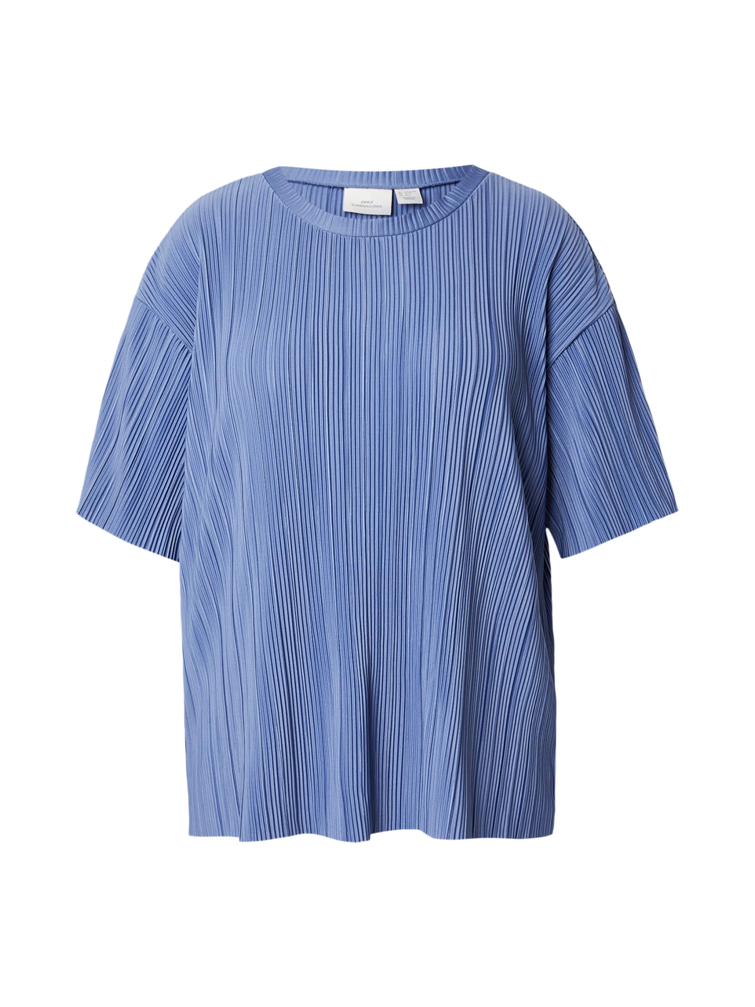 Chemisier ONLY Carmakoma en bleu : devant
