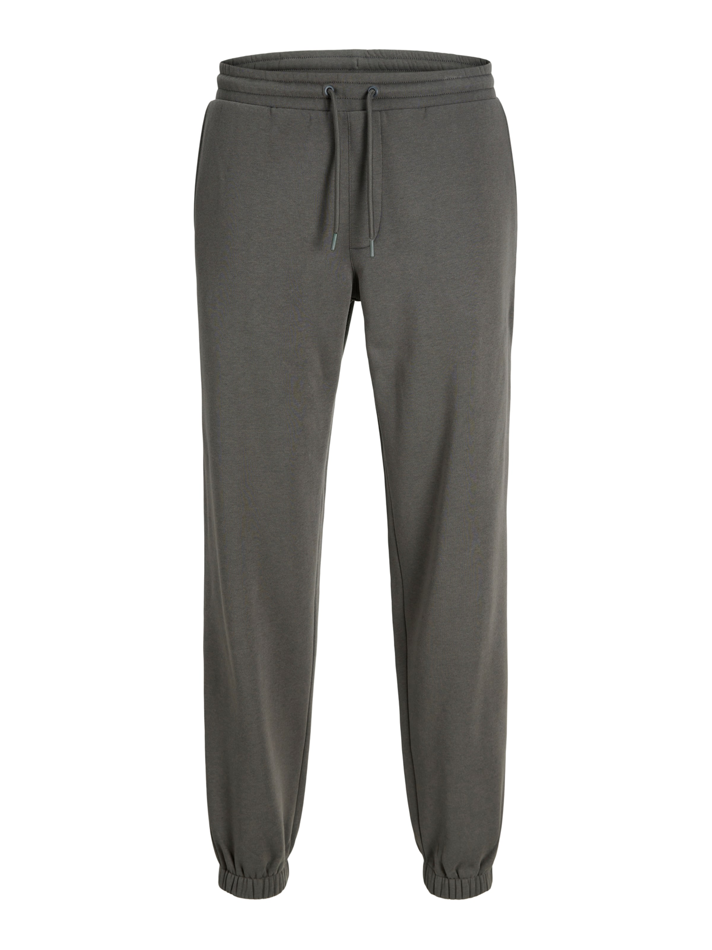 JACK & JONES - Tapered Pantalón 'JPSTKARL BRADLEY' en gris: frente