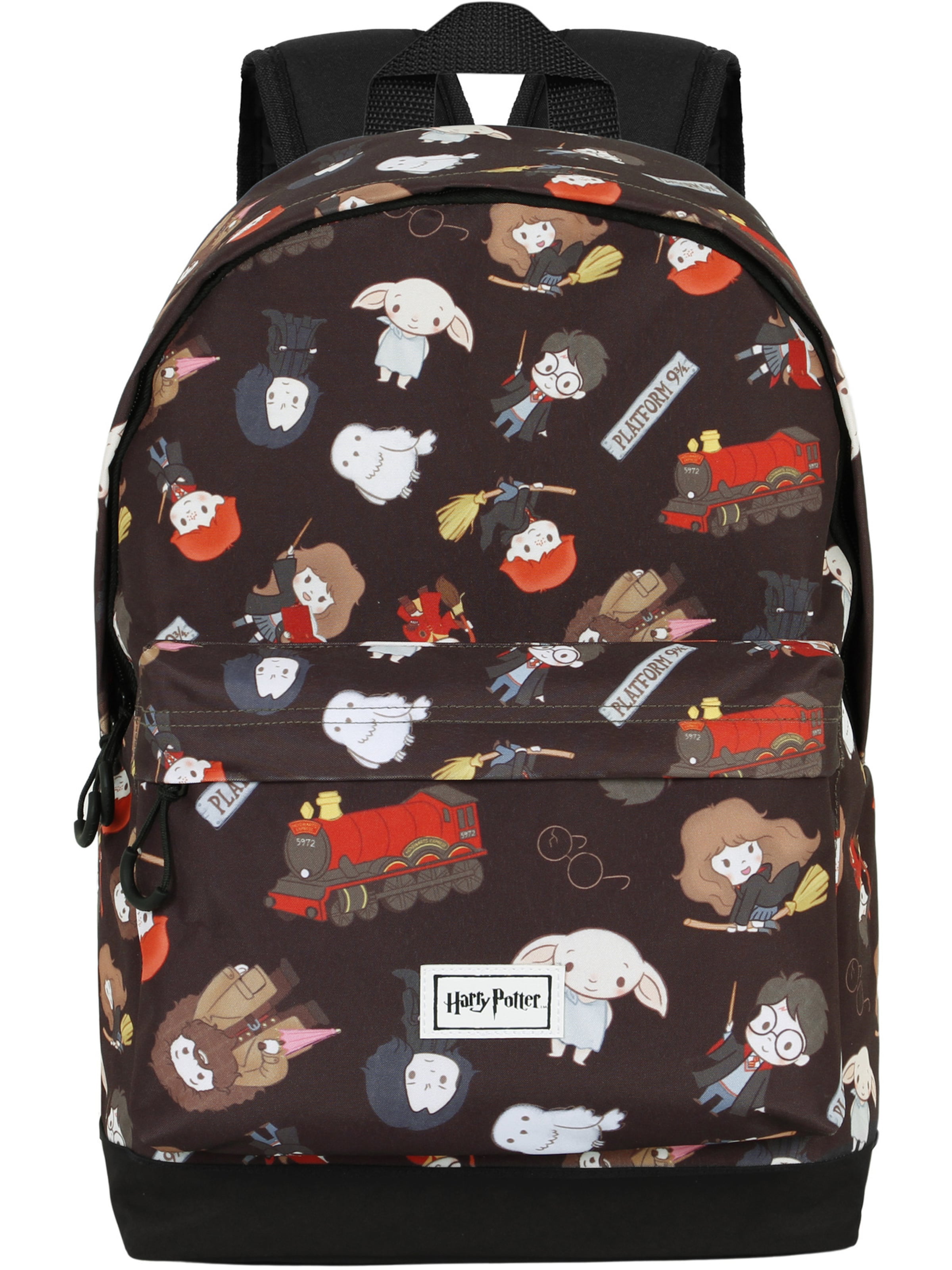 Warner Bros. Rucksack 'Harry Potter Cute' in Schwarz: Vorderseite