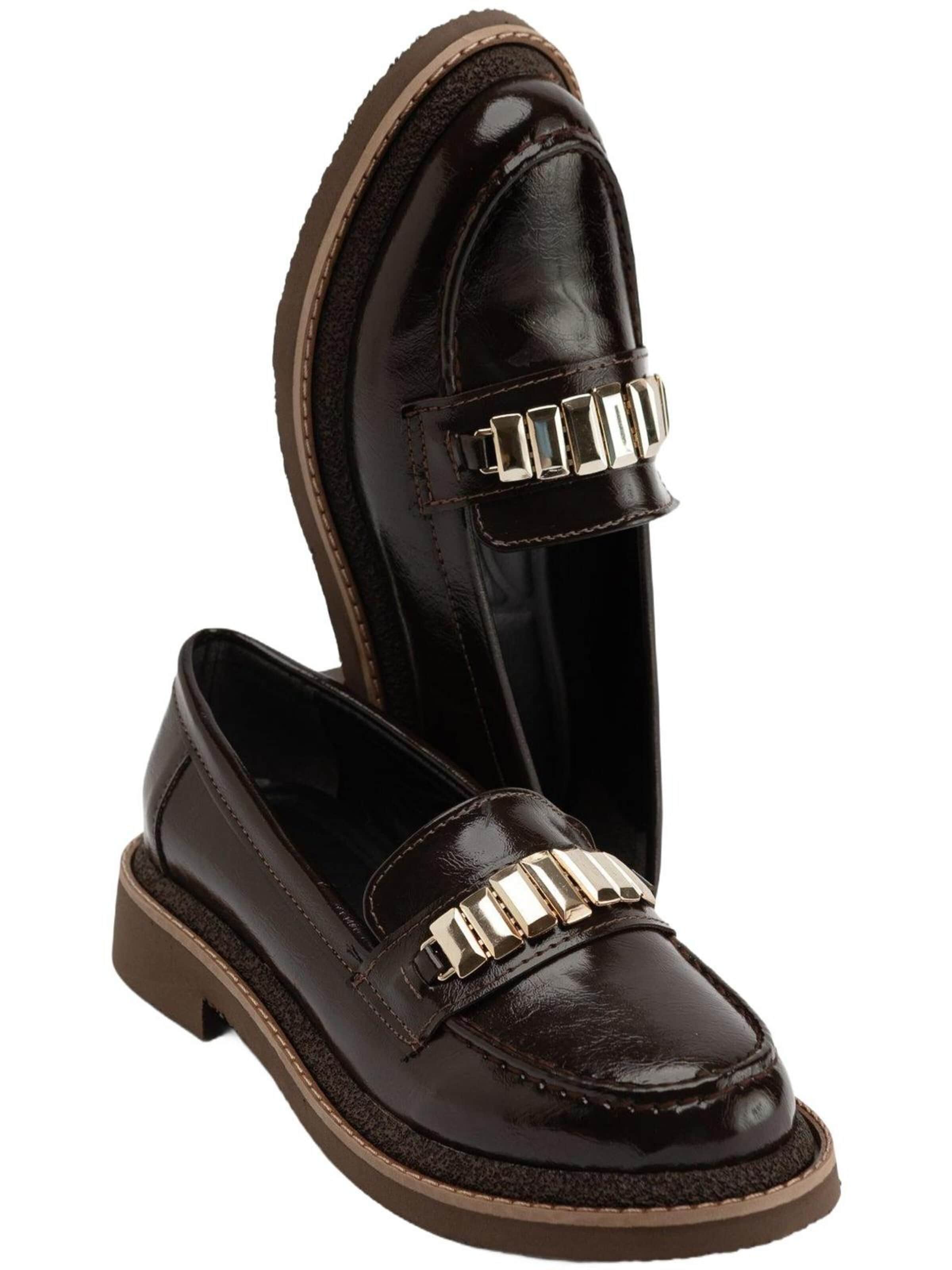 Limoya Classic Flats 'Maribel' in Brown