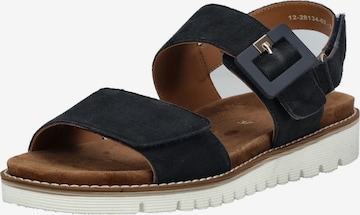 ARA Sandalen met riem in Blauw: voorkant