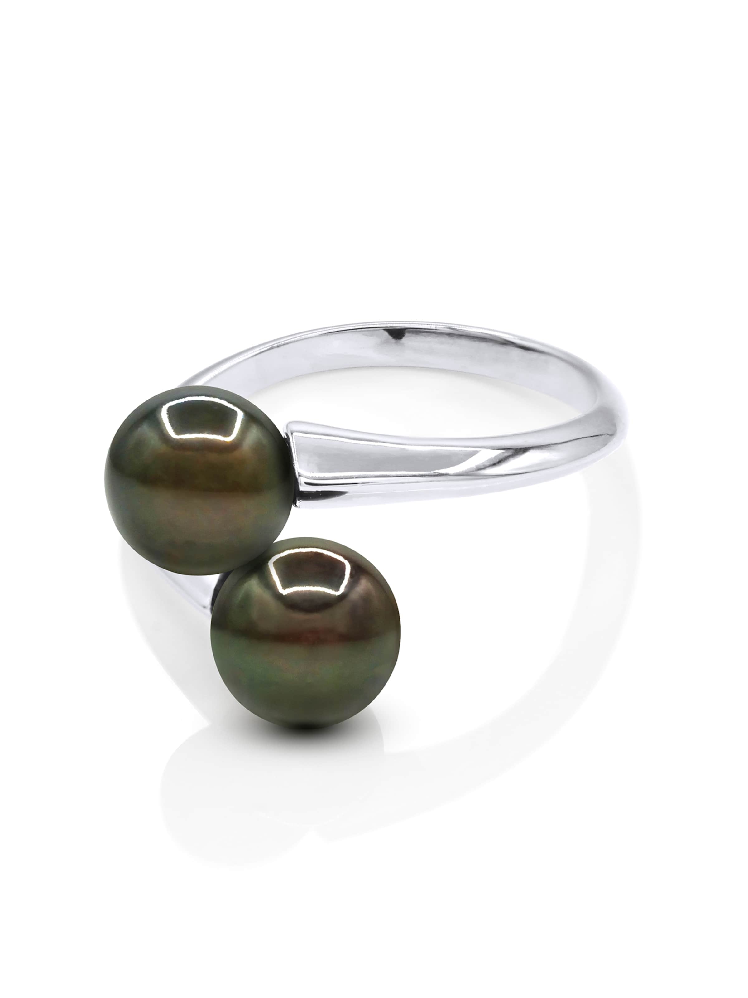 Ateliers Saint Germain Ring 'Hatu Iti' in Silver: front