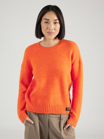 Superdry Sweter 'Essential' w kolorze pomarańczowy: przód