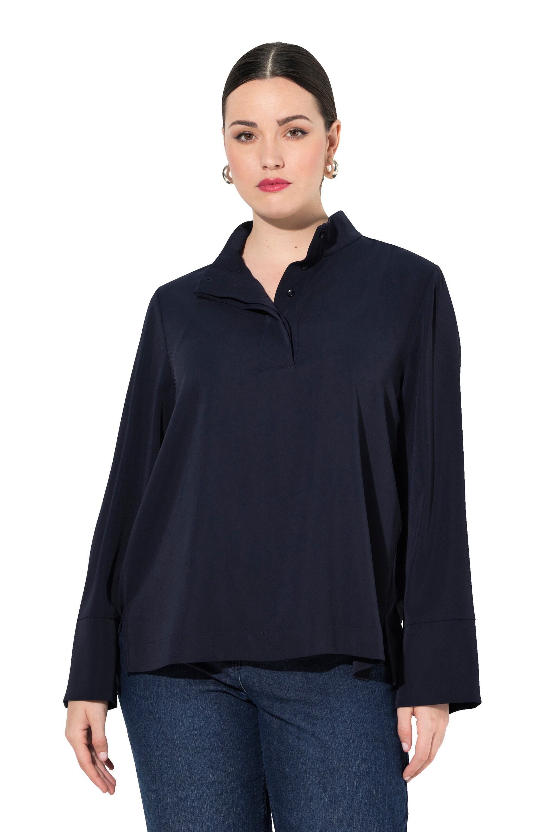 Tunique Ulla Popken en bleu : devant