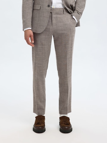 Slimfit Pantaloni '16087871' di SELECTED in beige