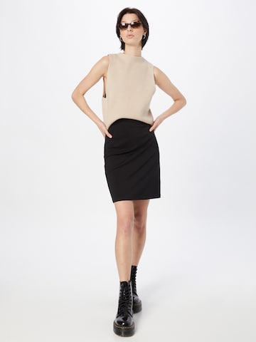 Fransa Skirt 'Zastretch' in Black