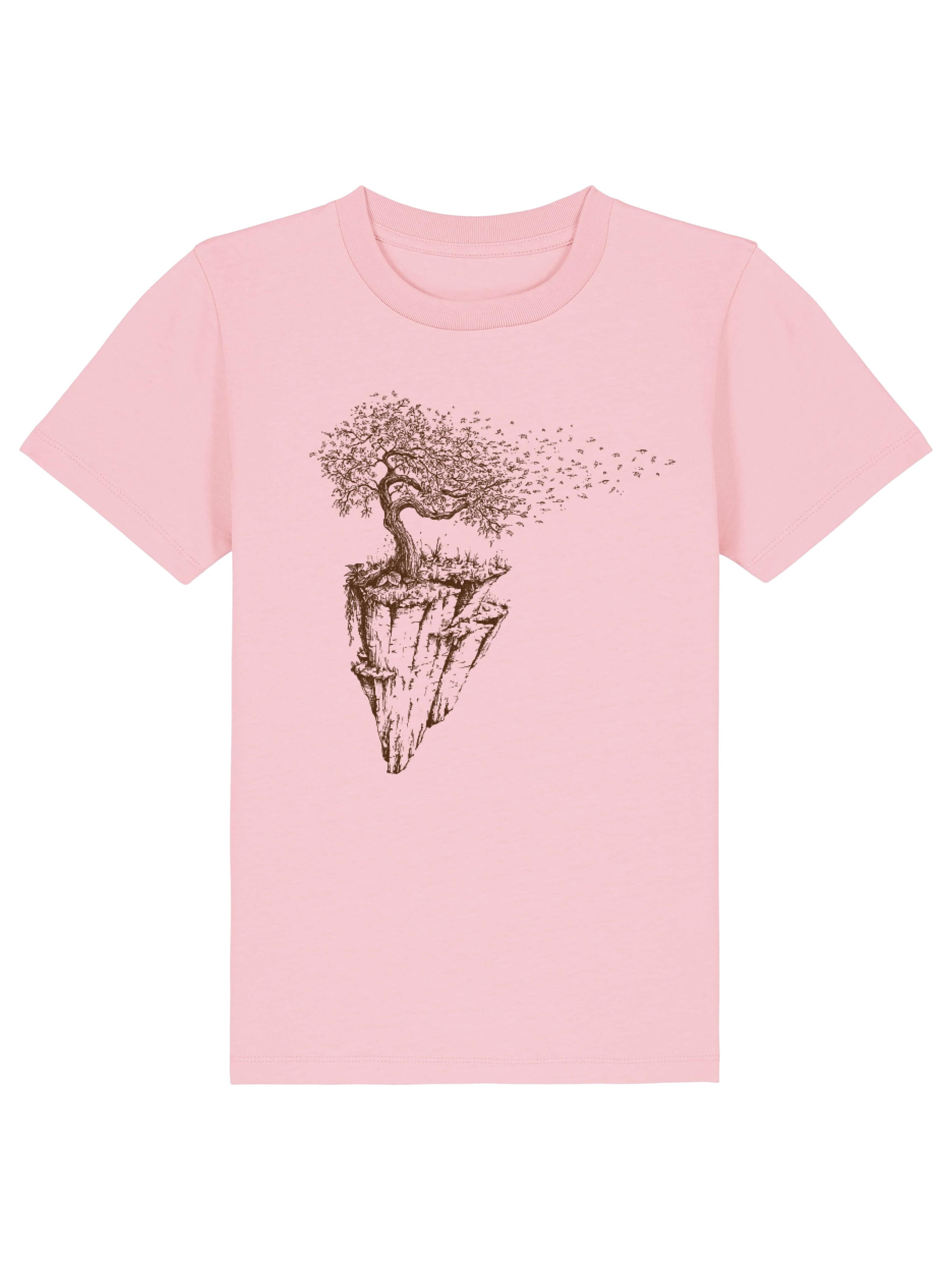 Life-Tree Shirt 'Maple Island' in Pink: front