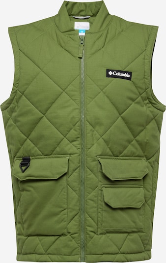 COLUMBIA Gilet de sport en vert / noir / blanc, Vue avec produit