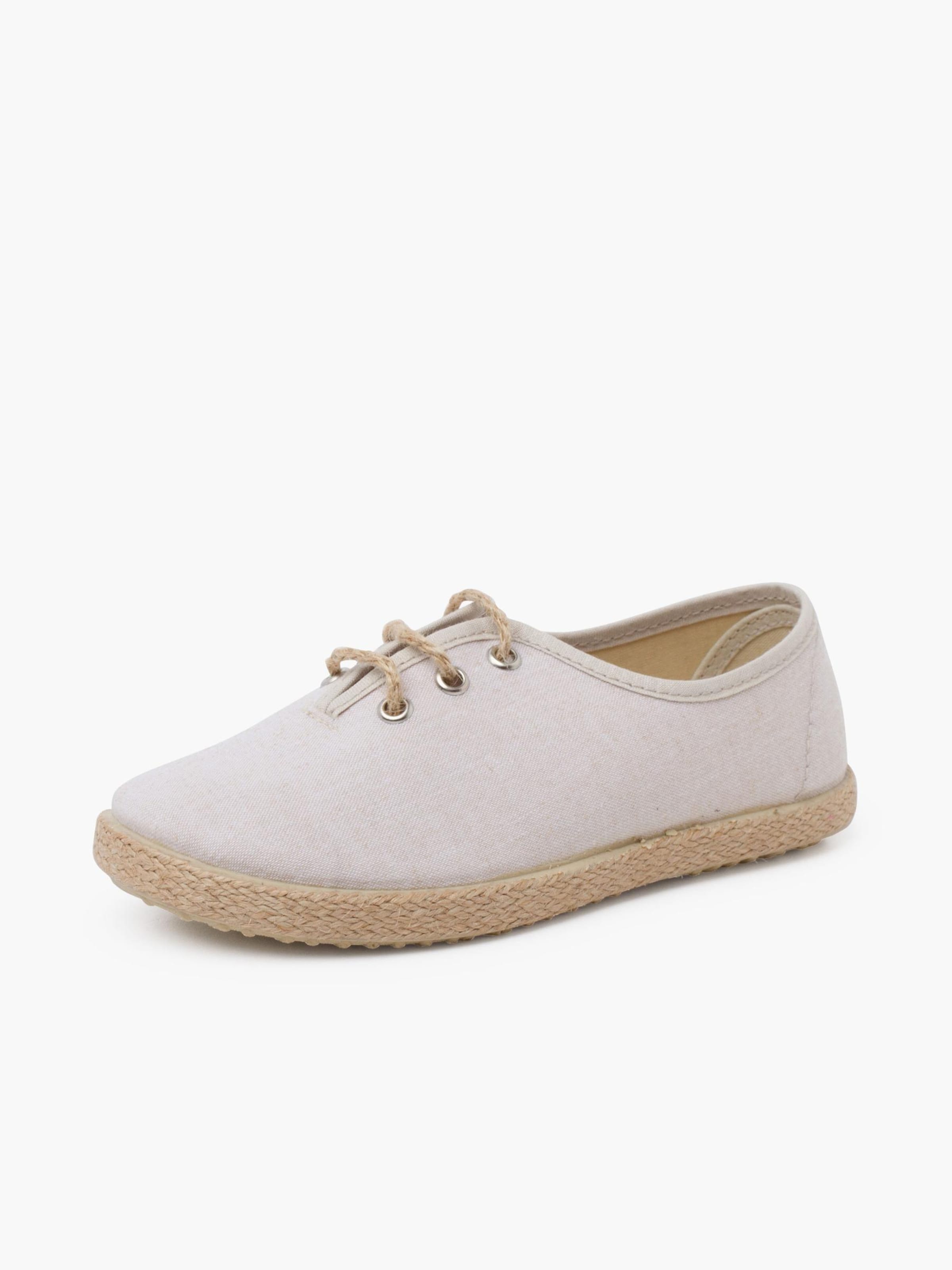 Pisamonas Lage schoen in Beige: voorkant