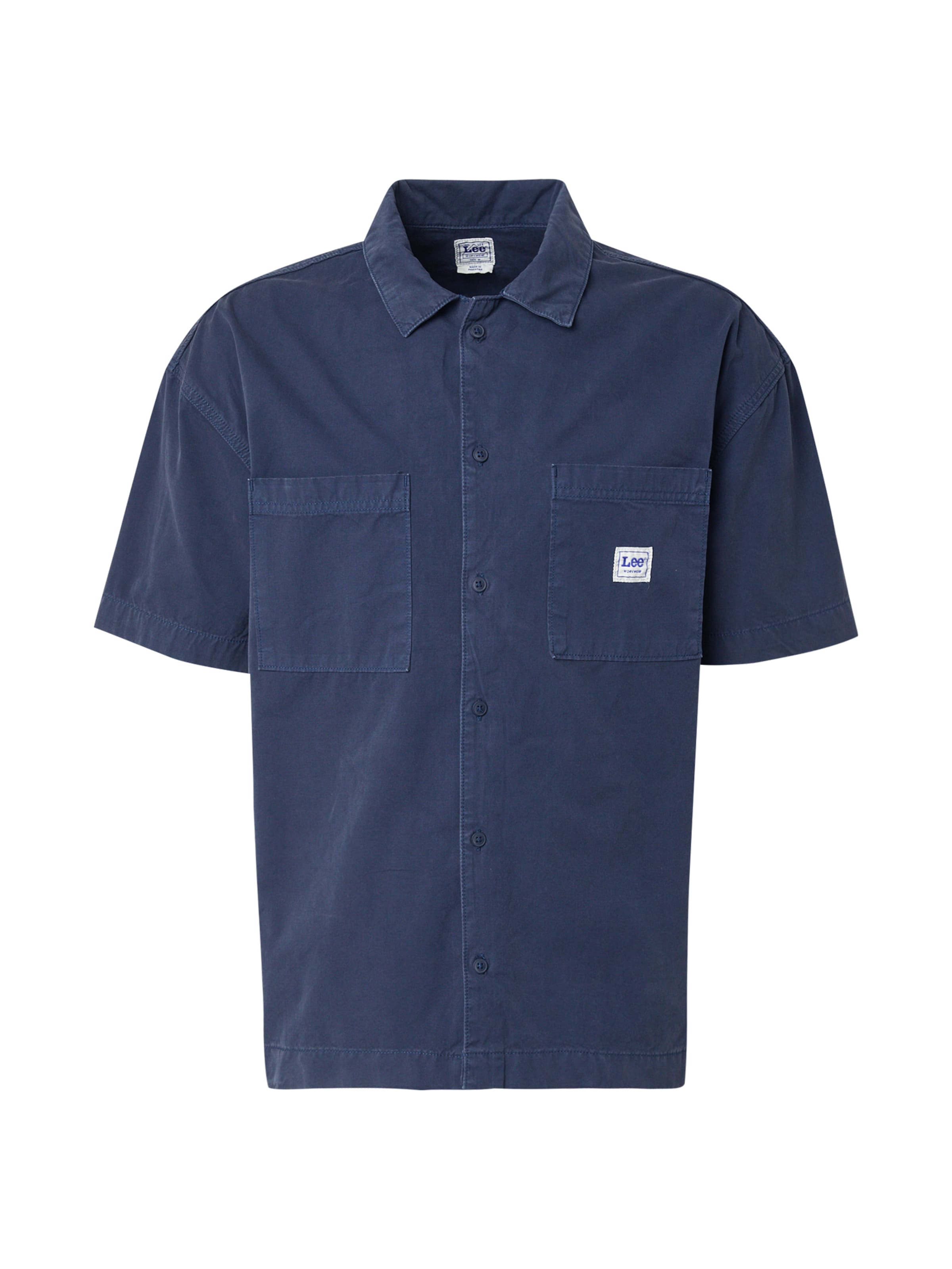 mėlyna Lee Patogus modelis Marškiniai: priekis