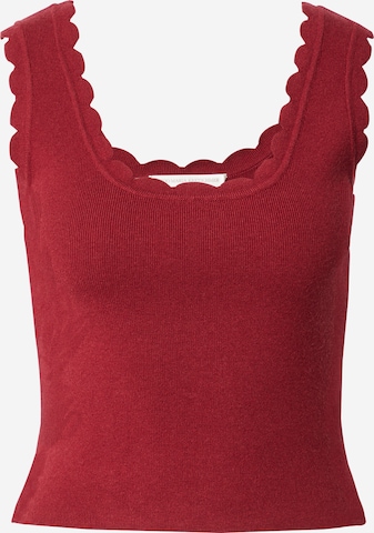 Guido Maria Kretschmer Women Top 'Frederike' in Rood: voorkant