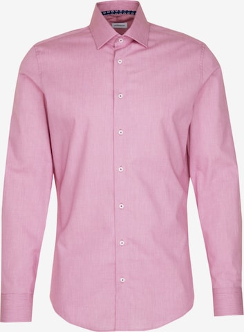 SEIDENSTICKER Slim fit Business Shirt 'Patch3' in Pink: front