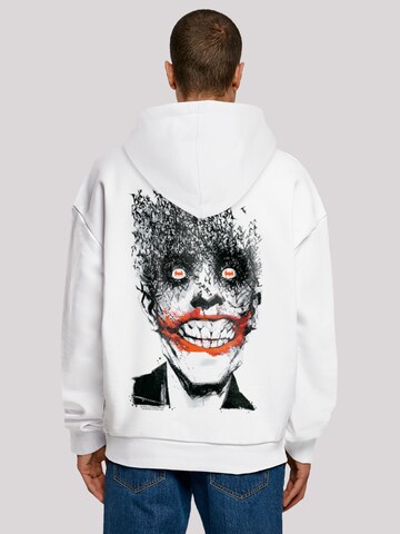 Sweat-shirt 'DC Comics Batman The Joker Bats' F4NT4STIC en blanc : devant