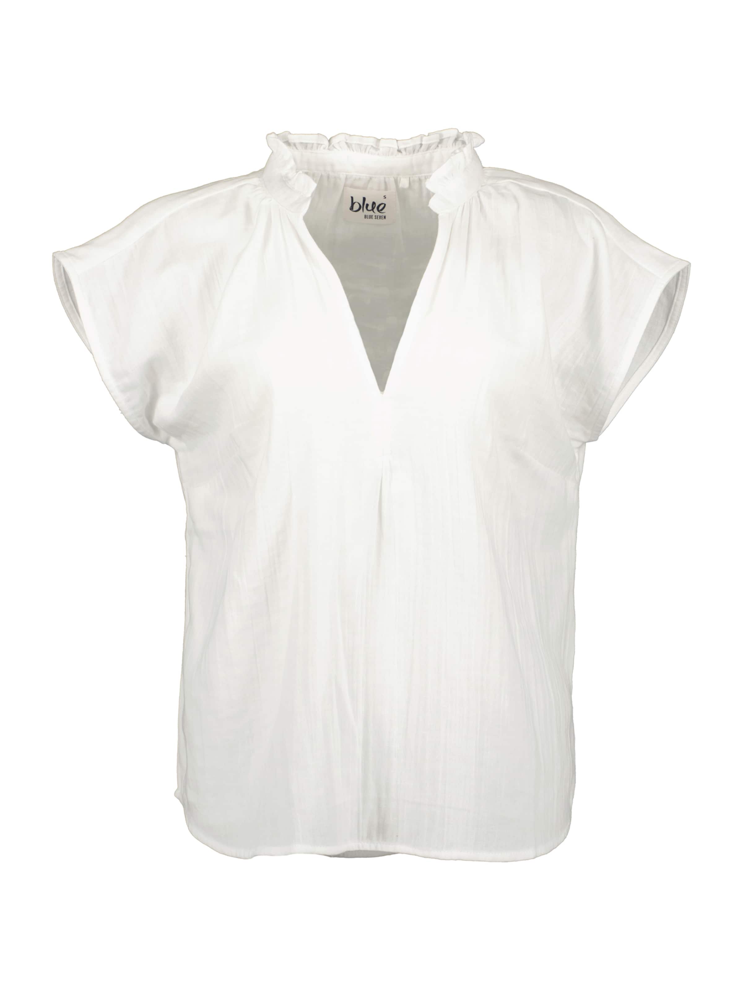 BLUE SEVEN Blouse in Wit: voorkant