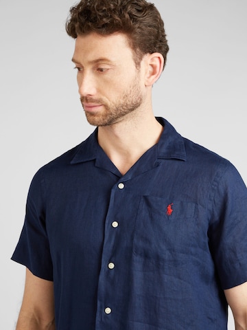 Polo Ralph Lauren - Regular Fit Camisa 'CLADY' em azul