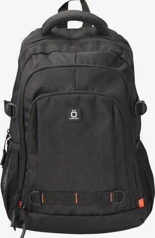 KOROSHI Rucksack in Schwarz: predná strana