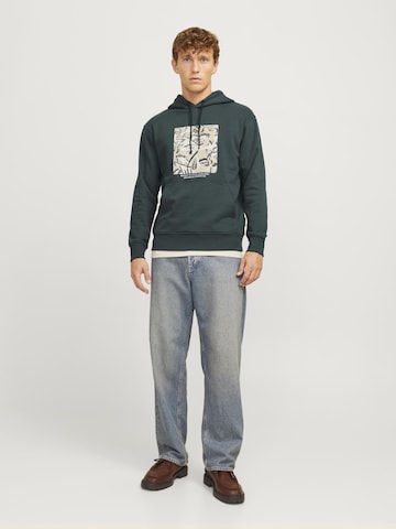 JACK & JONES Sweatshirt 'JORVesterbro' in Groen