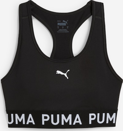 PUMA Sport-BH '4Keeps' in S in schwarz / weiß, Produktansicht