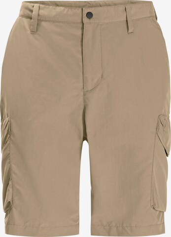 JACK WOLFSKIN Regular Outdoor Pants 'Kalahari' in Beige: front