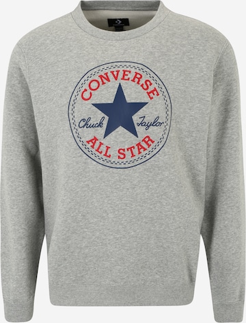 CONVERSE - Sweatshirt em cinzento: frente