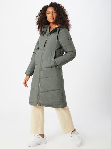 Manteau d’hiver 'Paddie' Iriedaily en vert : devant