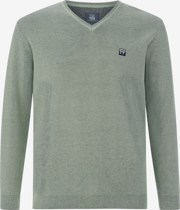 Jan Vanderstorm Trui 'Keimo' in Groen: voorkant