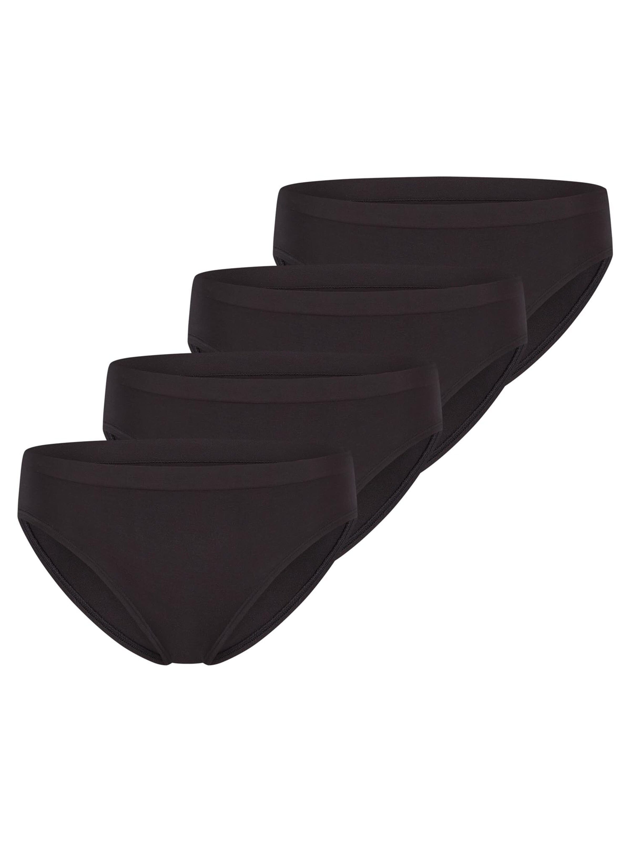 SLOGGI Panty 'GO Sense'‌‌‌‌‌‌‌‌ in Schwarz: Vorderseite