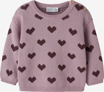 NAME IT Pullover 'NBFOana' in 56 in aubergine / mauve, Produktansicht