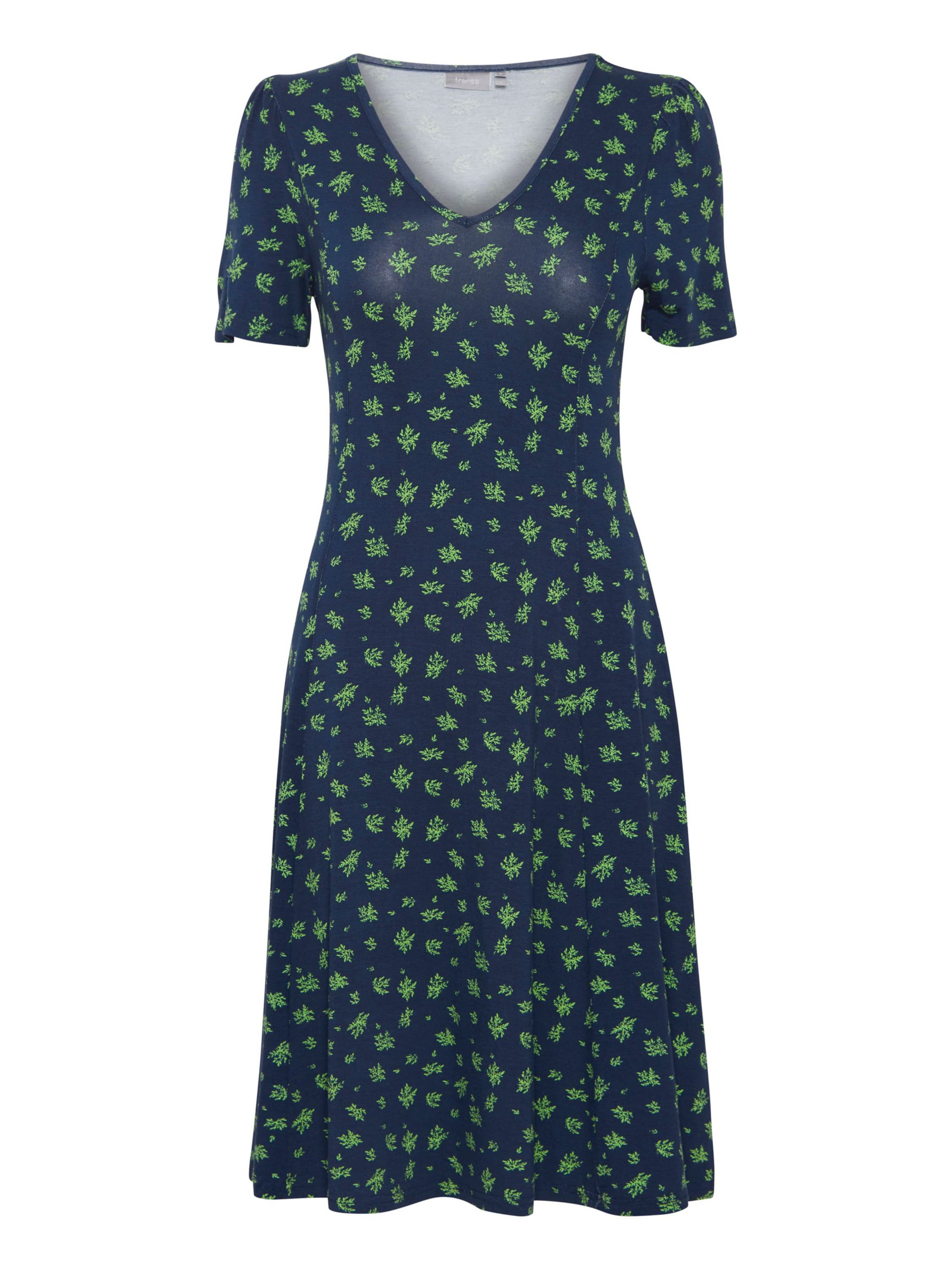 Fransa Kleid 'Fedot' in Blau: Vorderseite