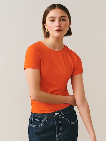 T-shirt Next en orange : devant