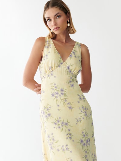 BWLDR Haljina 'CHELSEA DRESS' veličine 34 u pastelno žuta / zelena / pastelno ljubičasta, Pregled proizvoda