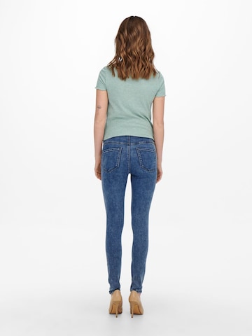 Only Maternity Skinny Jeggings 'Rain' in Blauw