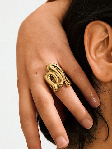 Bague 'Adriel' Pilgrim en or : devant