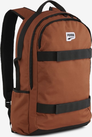 PUMA Backpack 'Downtown' in Brown: front