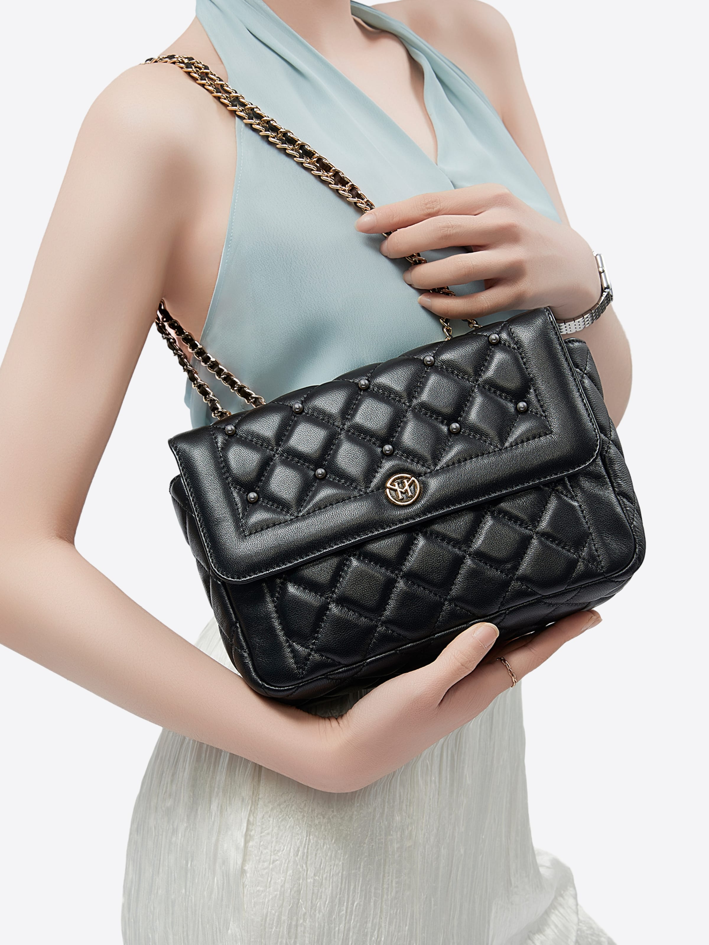 Victoria Hyde Handtas 'Fondant Cake' in Zwart: voorkant