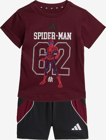 ADIDAS SPORTSWEAR Tracksuit 'Marvel Spider-Man' in Red: front