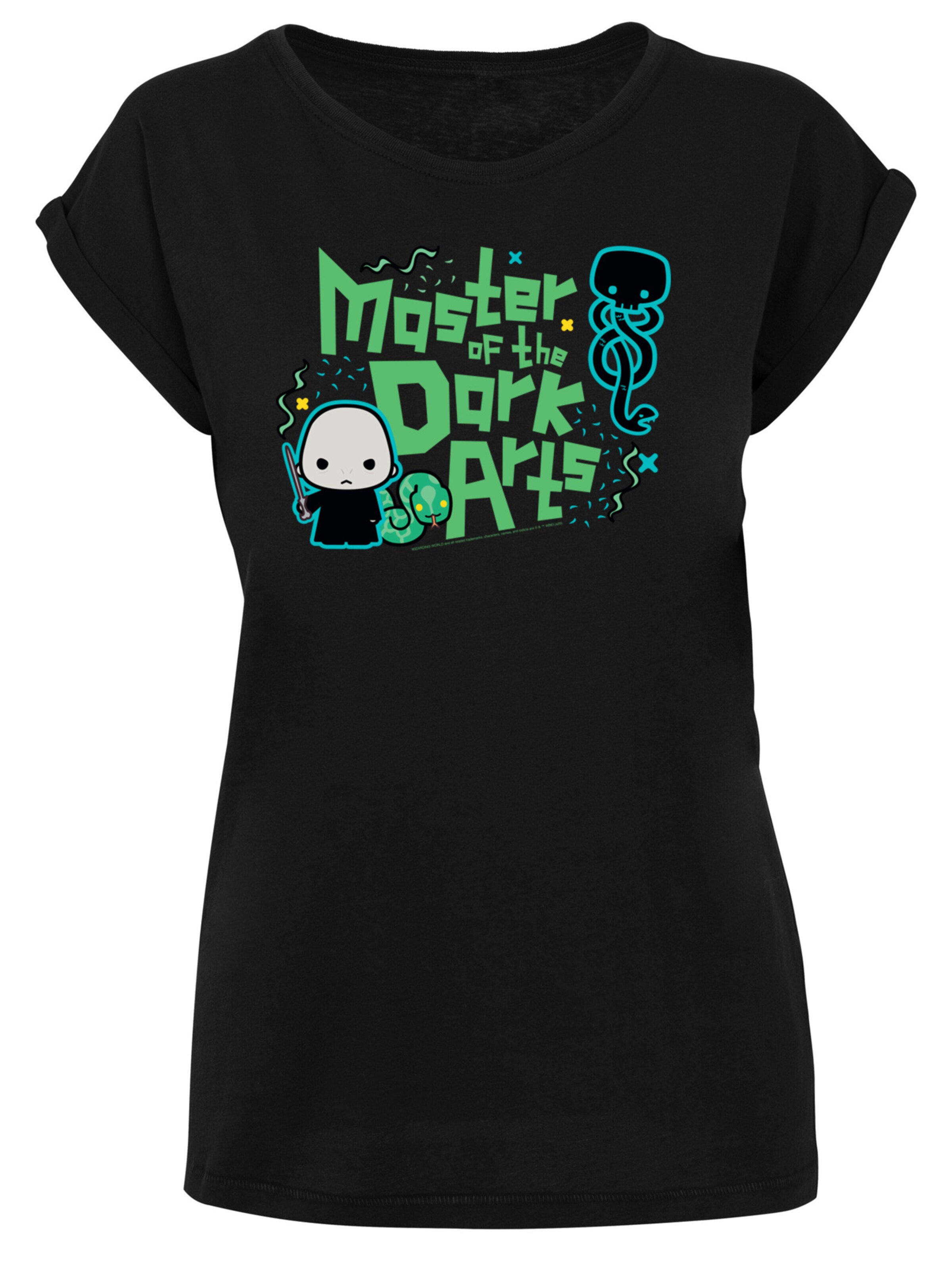 F4NT4STIC Shirt in Zwart: voorkant