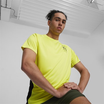 PUMA Functioneel shirt in Geel: voorkant