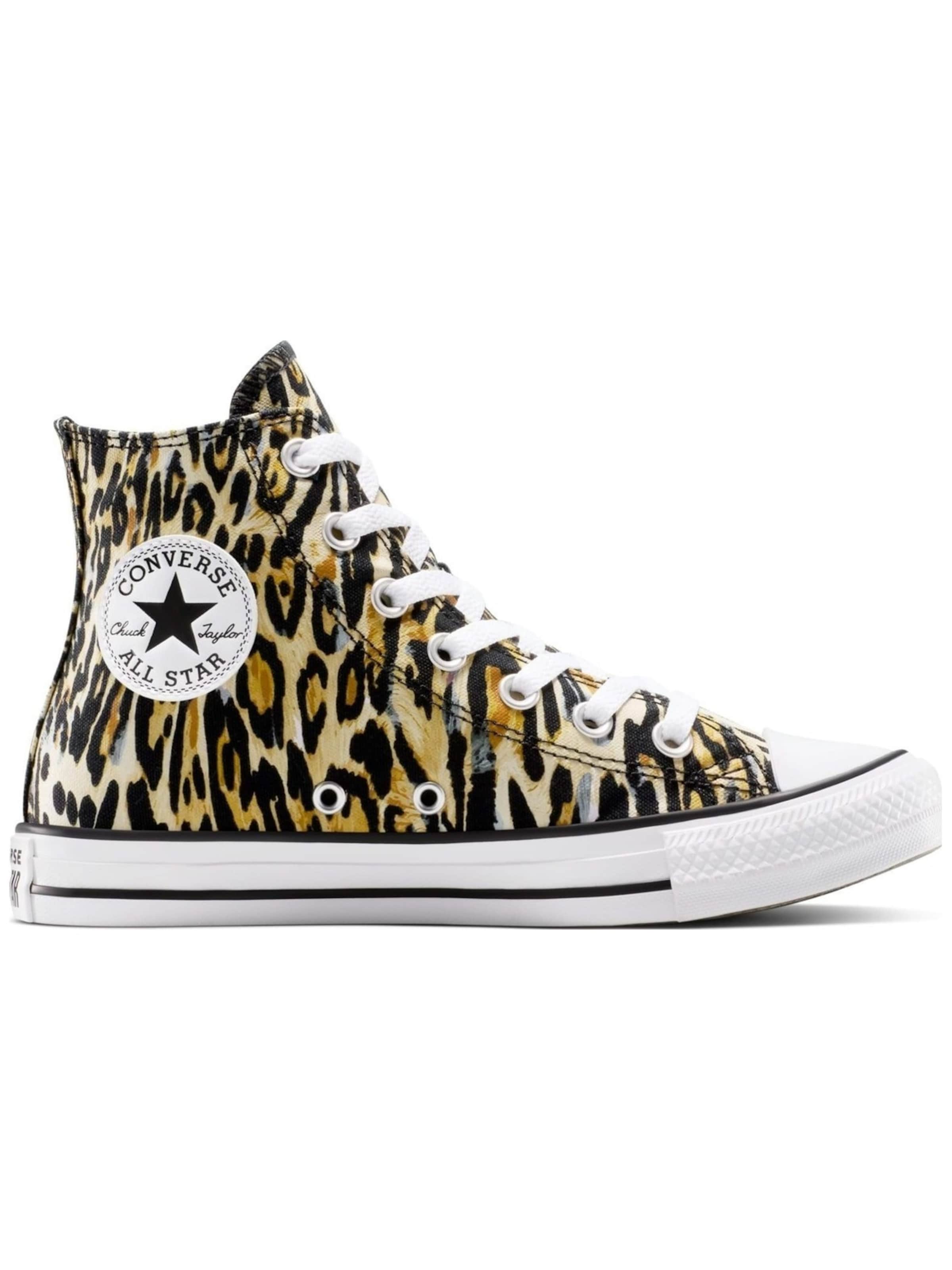 CONVERSE - Zapatillas deportivas bajas 'Converse Chuck Taylor All Star Leopard' en marrón: frente
