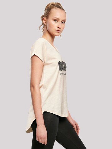 F4NT4STIC T-Shirt 'ACDC Back In Black' in Beige