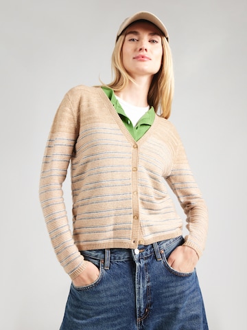 Pepe Jeans Πλεκτή ζακέτα 'CLEO' σε μπεζ: μπροστά