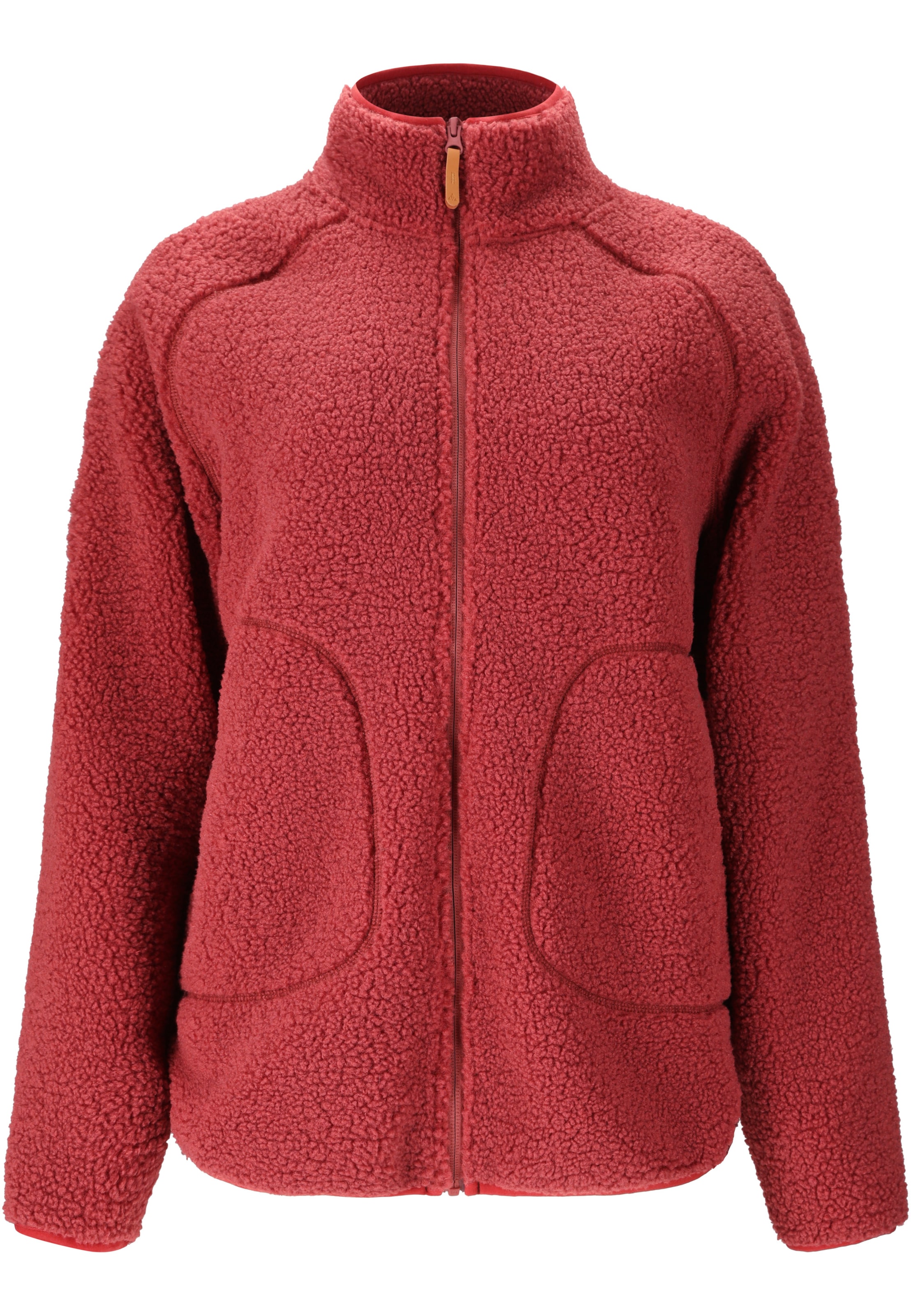 Whistler Fleece Jacket 'Pioneer' in Red: front