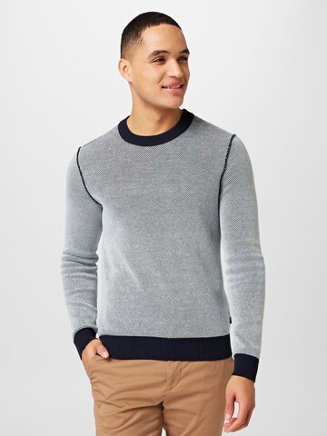 BOSS Sweater 'Antarolo' in Blue: front