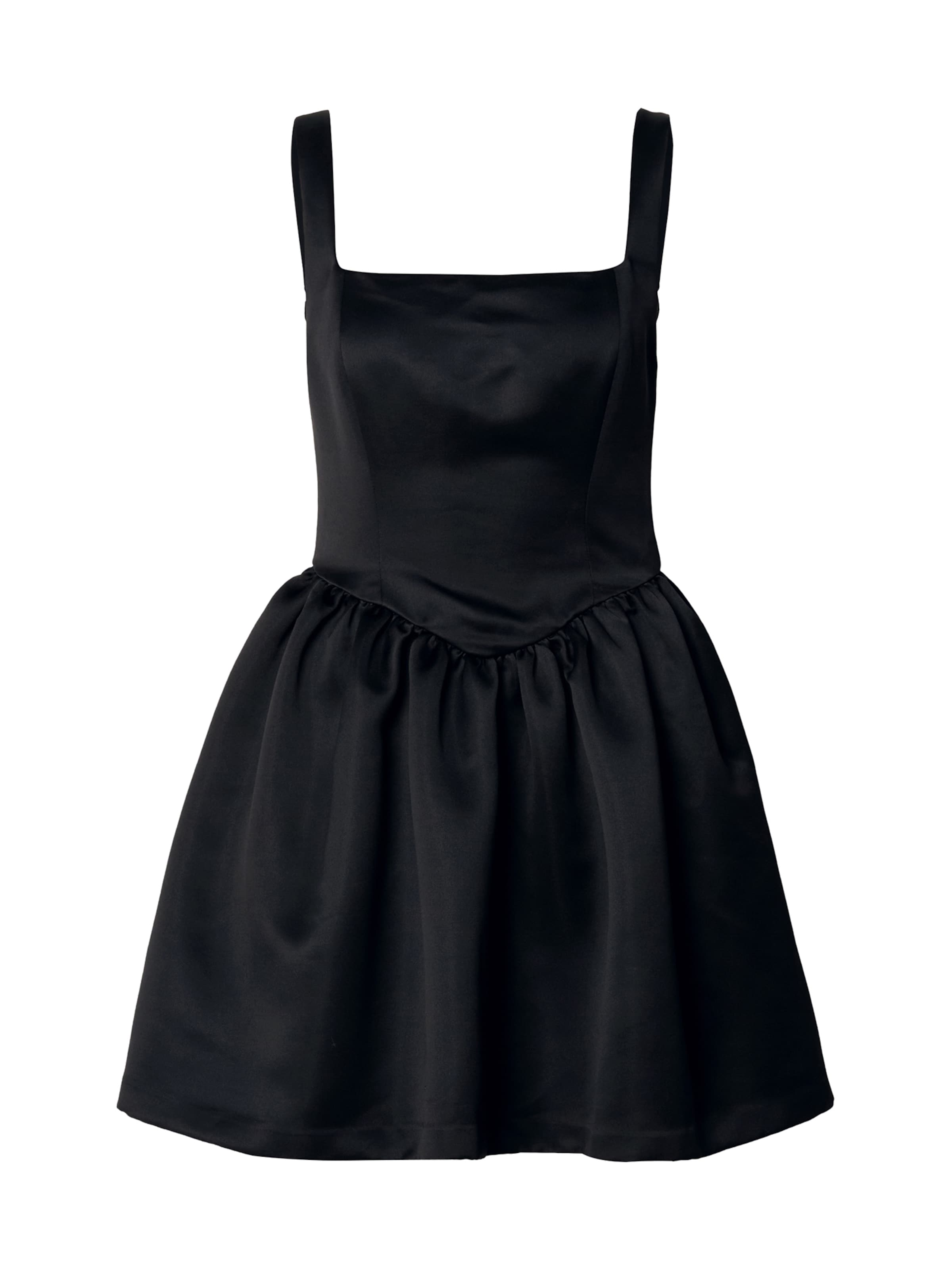 melns Gina Tricot Kleita: no priekšpuses