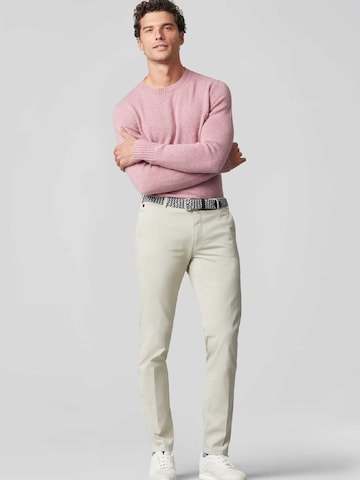 Coupe slim Pantalon chino 'Bonn' MEYER en beige