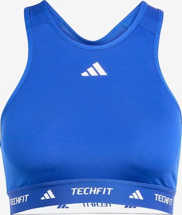 ADIDAS PERFORMANCE Спортен сутиен в синьо: отпред
